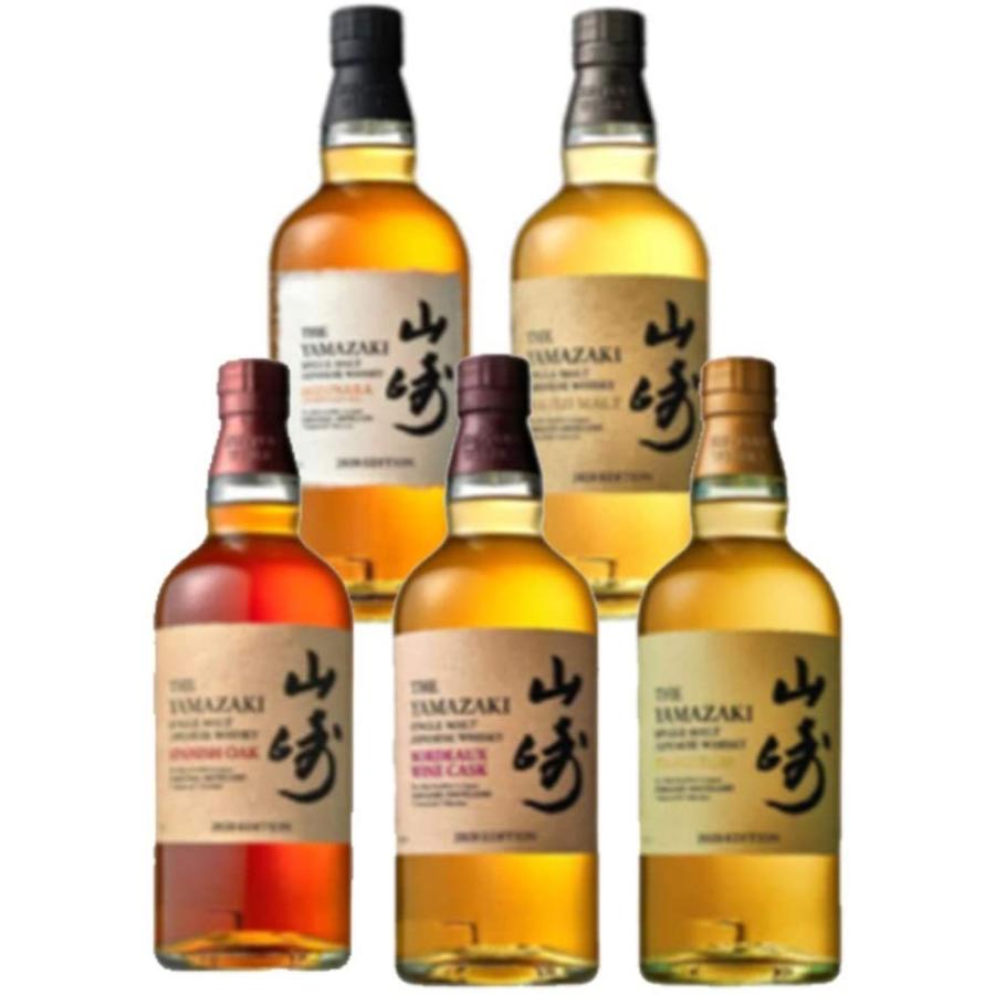 シングルモルトウイスキー 山崎 2020 EDITION 5本セット【元化粧箱付