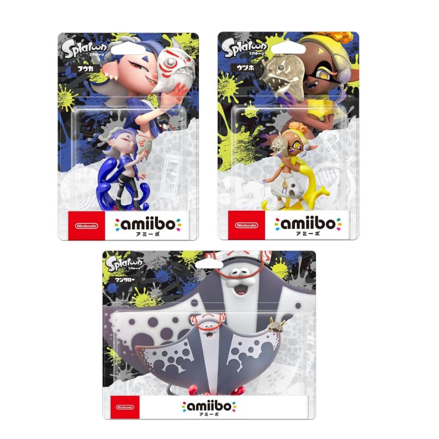 amiibo 【すりみ連合3体セット】amiibo フウカ・ウツホ・マンタロー