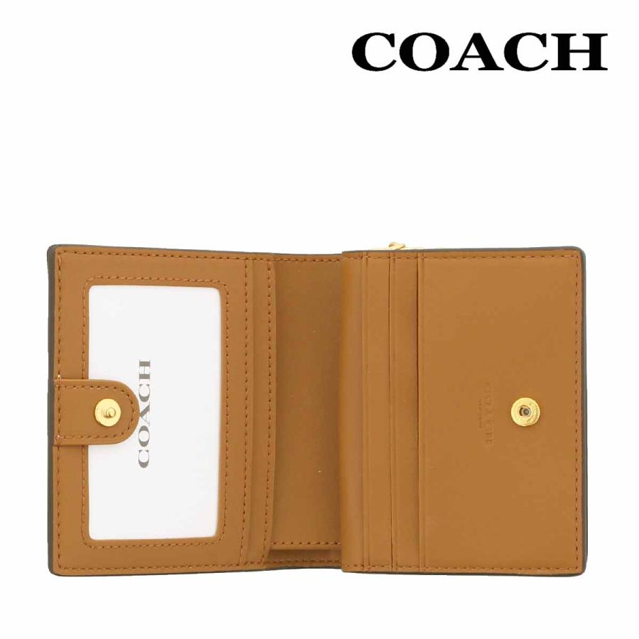 COACH（コーチ） 財布 二つ折り COACH CF522 チョーク シグネチャー
