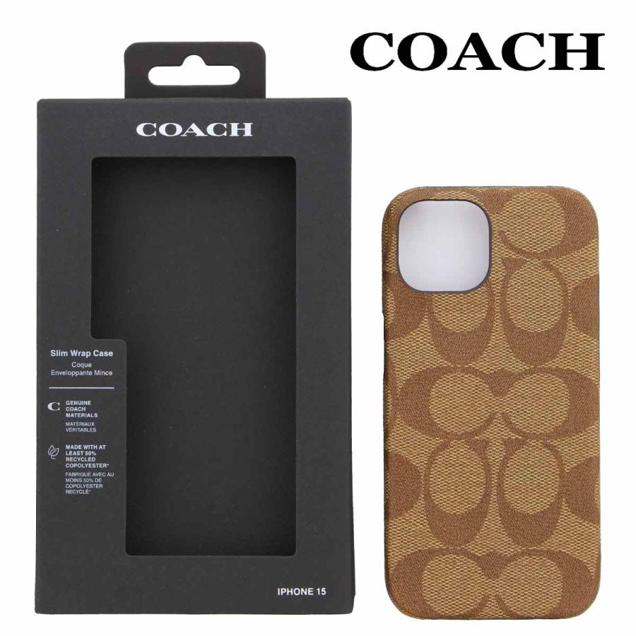 COACH（コーチ） iPhone15 スマホケース 小物 COACH CT676 カーキ