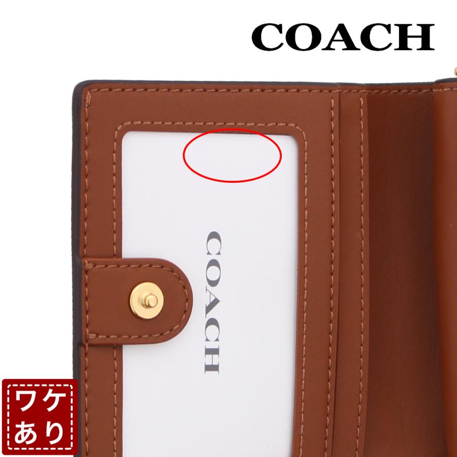 COACH（コーチ） 訳あり/コーチ 財布 二つ折り COACH C3309 カーキ