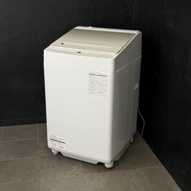 送料無料 シャープ 全自動洗濯機 【中古】動作保証 SHARP ES-GV8J-N