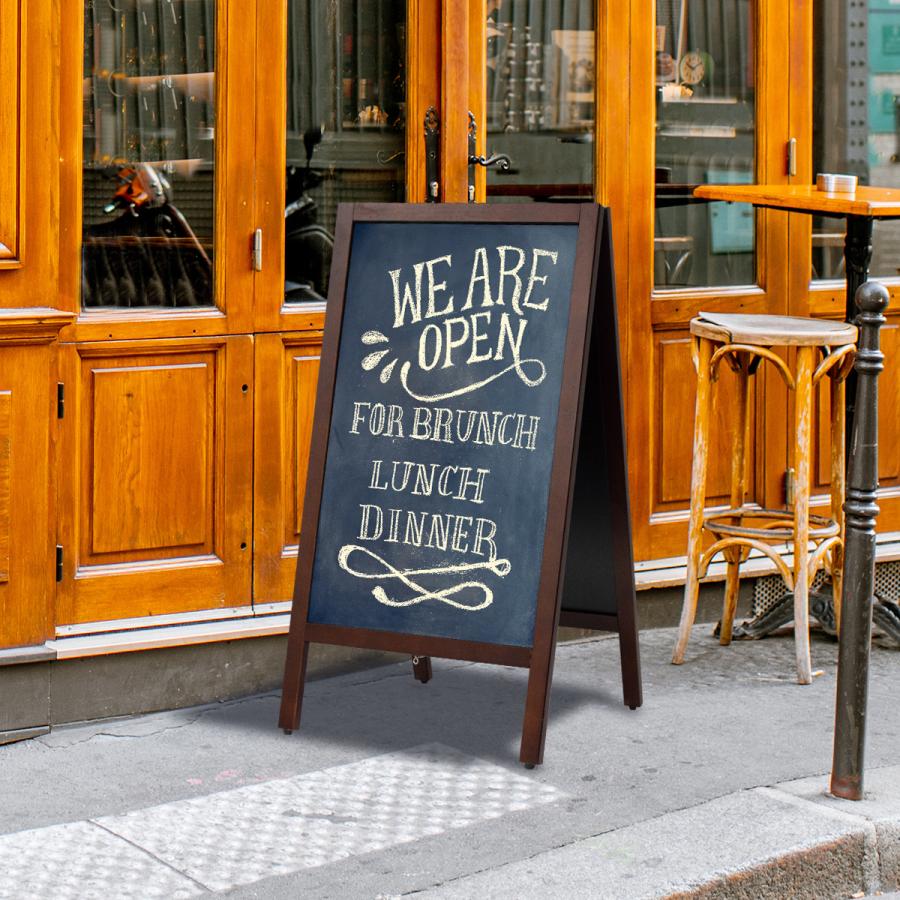 URiSAPO（ウリサポ） 黒板 看板 ｜ A型 ブラックボード 90Lサイズ｜ A