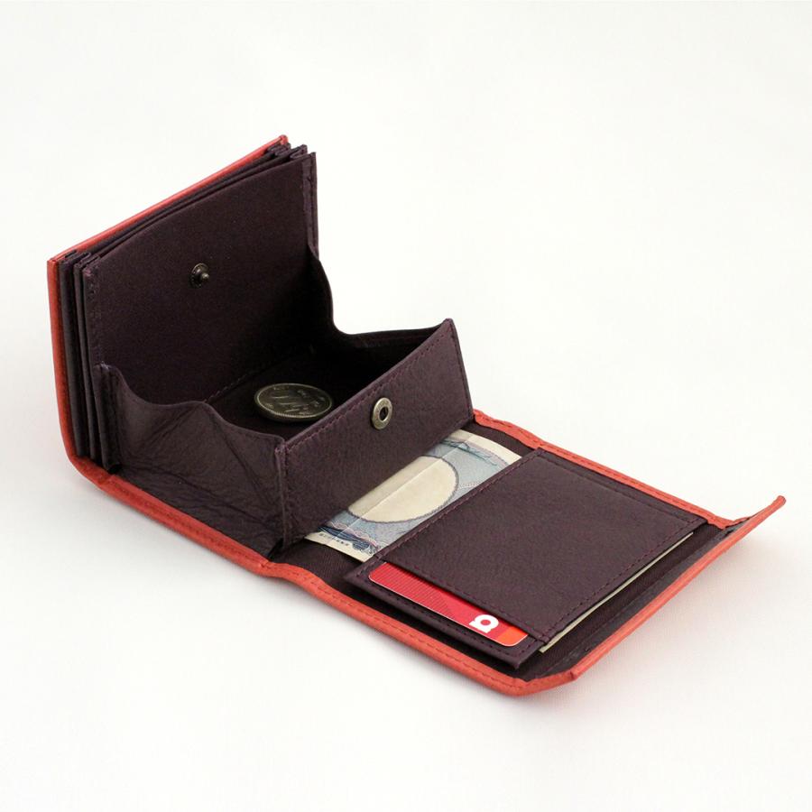 m+ エムピウ 二つ折り財布 millefoglieII P25 ミッレフォッリエ2 rose