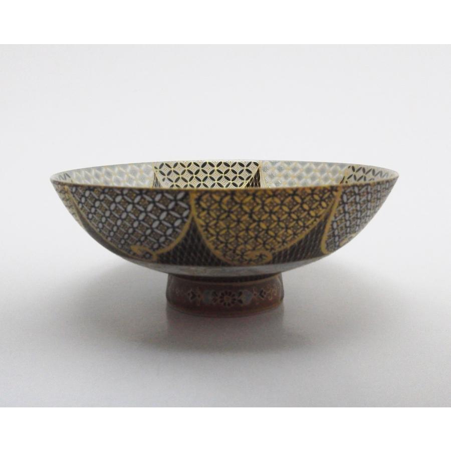 京焼・清水焼 空女作 京薩摩（華薩摩） 魚紋 酒盃 （ぐい呑み おちょこ