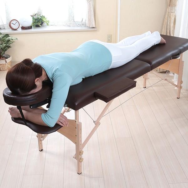 谷村実業 マッサージベッド 折りたたみ 軽量 コンパクト マッサージ台