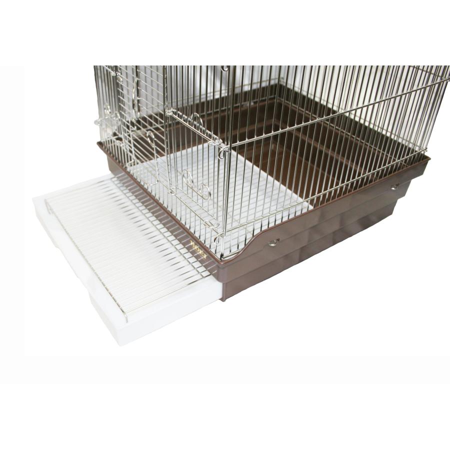 HOEI 35手のり ステンレス ブラウン底（鳥かご・ケージ） : うさうさ