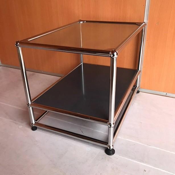 USM USM Haller ハラーシステム ガラス天板 ローテーブル／サイド