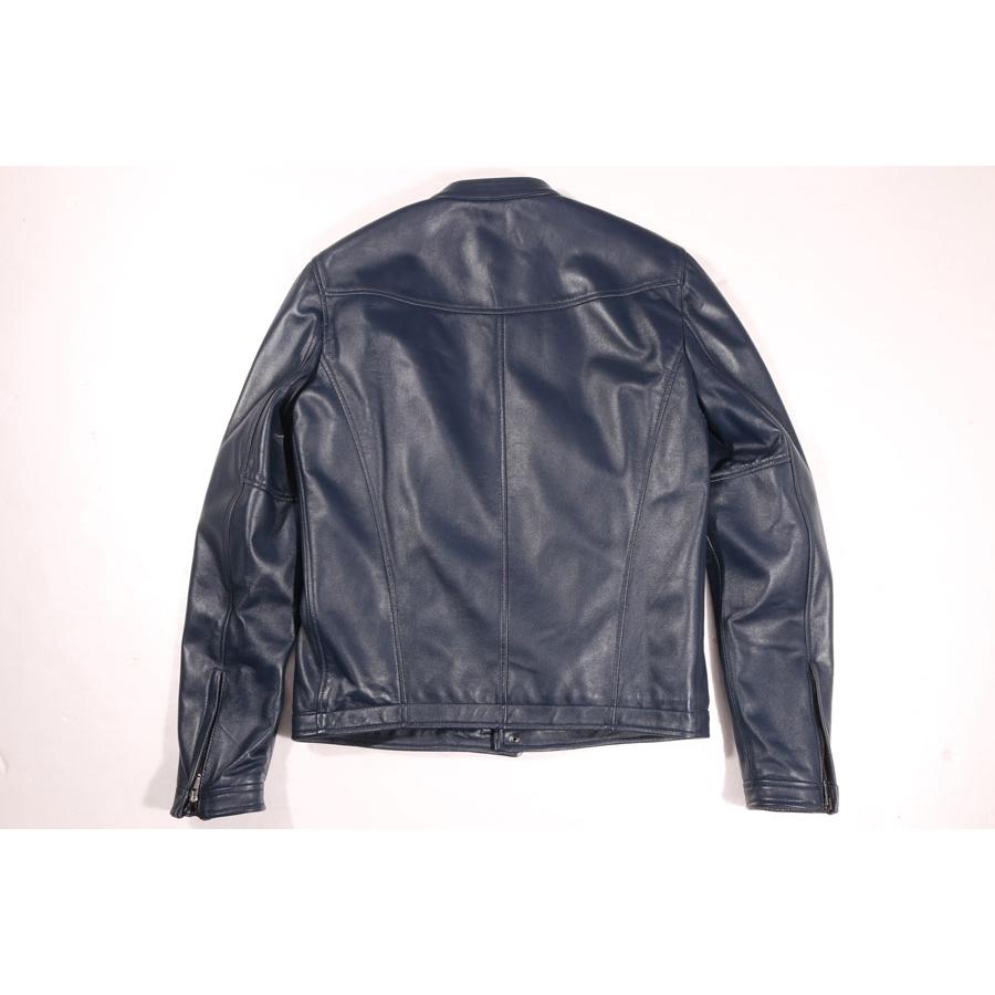 TAGLIATORE（タリアトーレ） レザージャケット STANFORD ネイビー 48