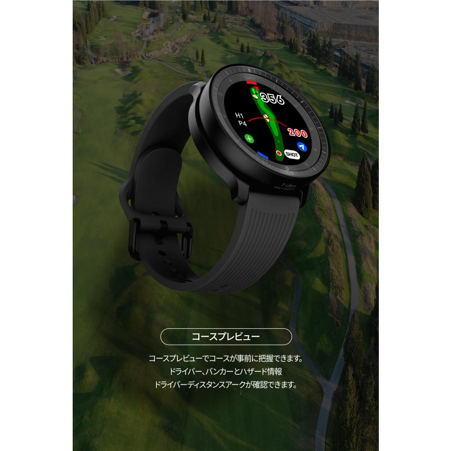 VOICE CADDIE（ボイスキャディ） T-Ultra GPS ゴルフウォッチ ブラック