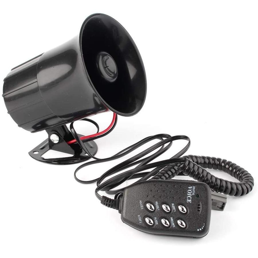 並行輸入品】6種サウンド内蔵 車 バイク 12V用 サイレンホーン
