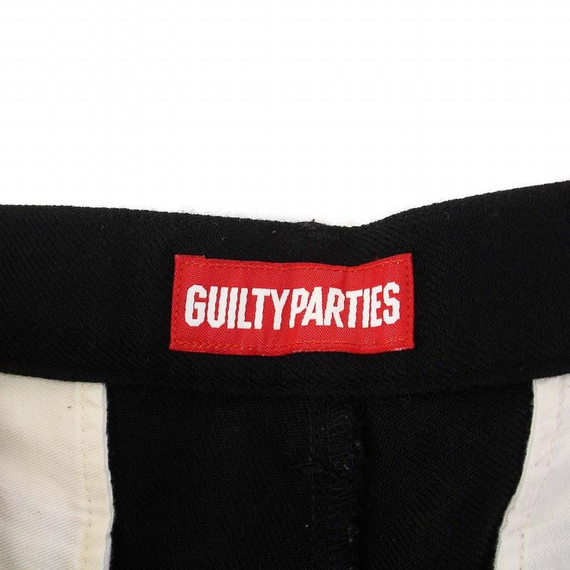 WACKO MARIA（ワコマリア） スラックス パンツ ウール L 黒 ブラック