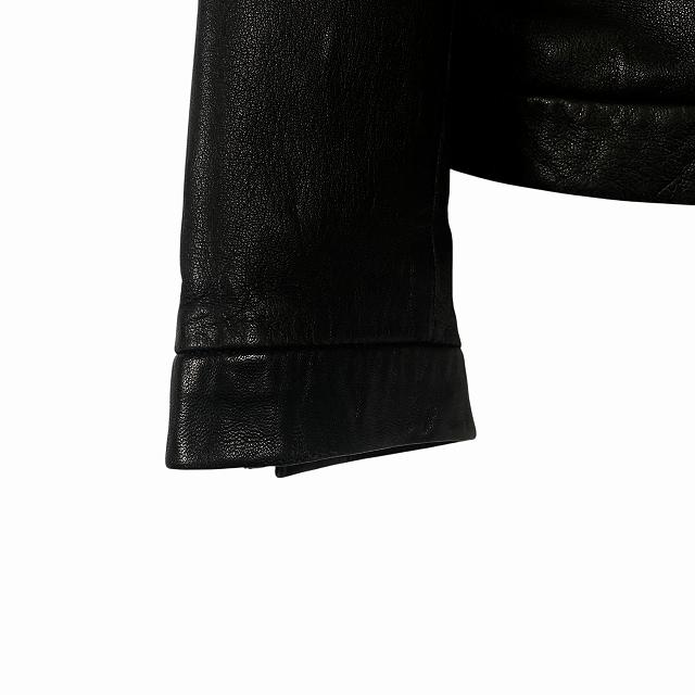 ハリス HARRISS シングルライダースジャケット 羊革 ラムレザー 長袖