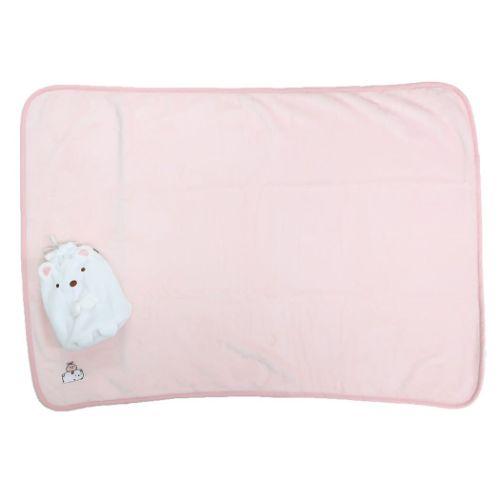 San-X（サンエックス） ひざ掛け毛布 マスコット巾着付きブランケット