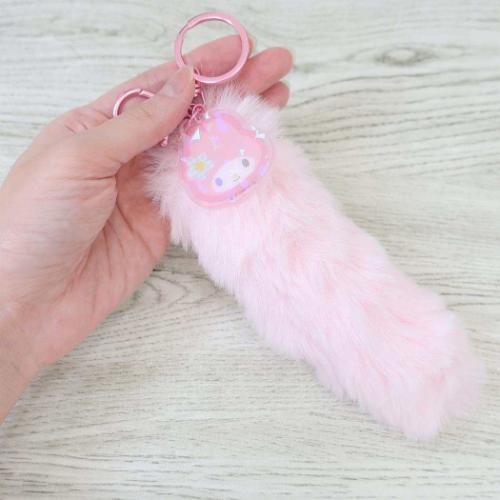 激レア 希少マイメロディ フリフリテイルシリーズマスコットホルダー