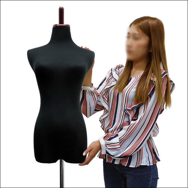 レディーストルソー 黒 木製猫脚マホガニー 女性 9号マネキン パンツ