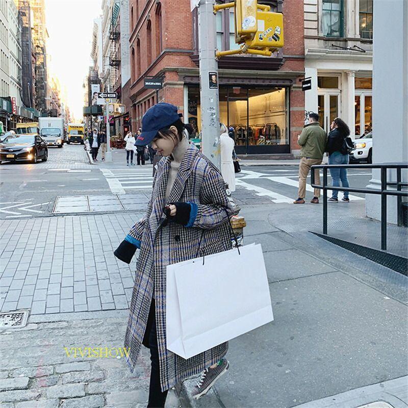 グレンチェック レディース チェスターコート 千鳥柄 アウター ロング