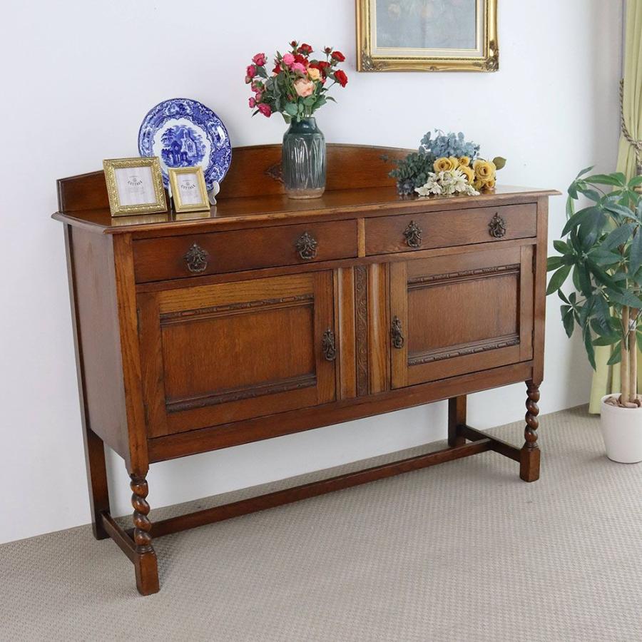 サイドボード日本製アンティーク オーク材 1930年代 イギリス VC107