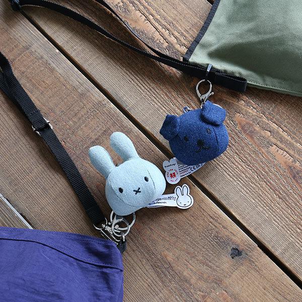 ミッフィー 有楽町 デニムアンドスカーフ マスコットキーチェーン 即日