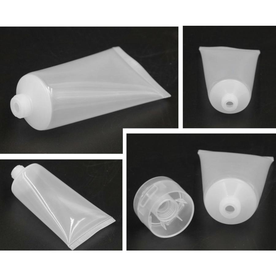 チューブ 小分け 詰め替え フロスト ボトル 容器 ワンタッチキャップ