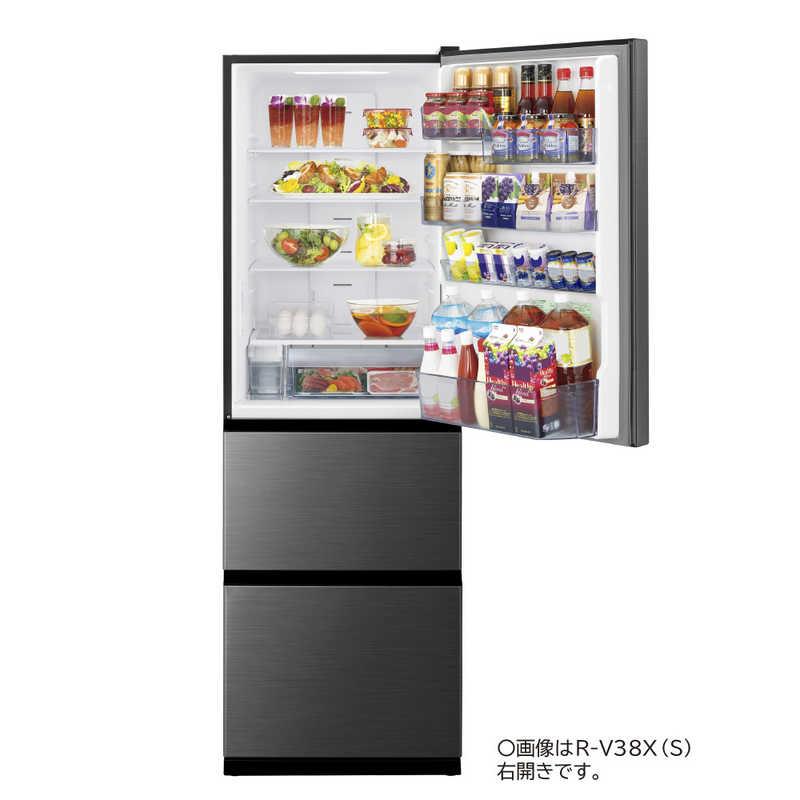 日立（HITACHI） 冷蔵庫 3ドア 375L 左開き Vタイプ 真ん中野菜室