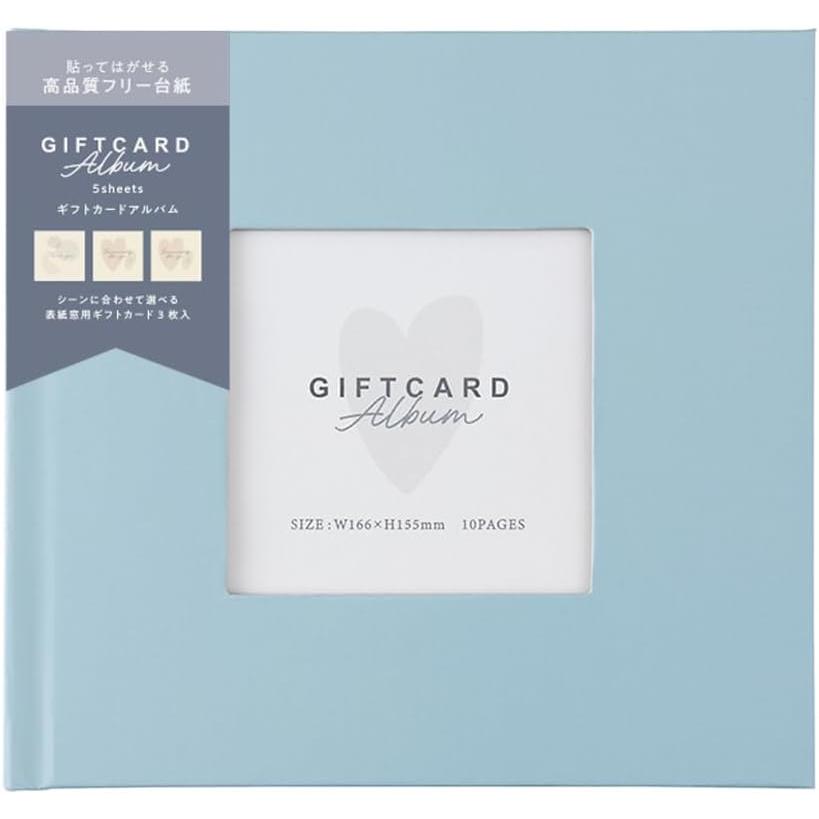 ナカバヤシ ブックフリー ギフトカードアルバム Sミニ ベーシック