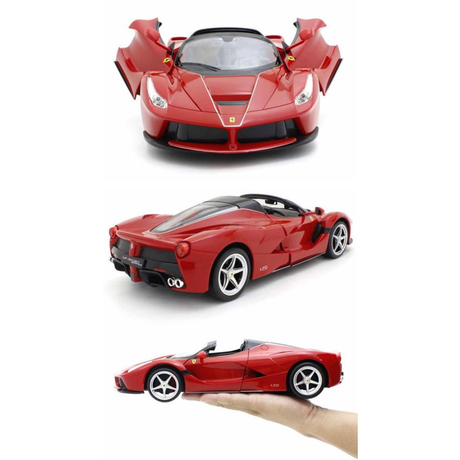 送料無料 RASTAR ラジコンカー 1/14 ラ フェラーリ アペルタ レッド