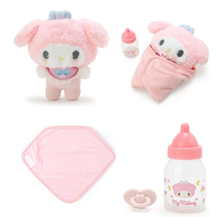 マイメロディおせわセット サンリオぬいぐるみ マイメロディドールハウス