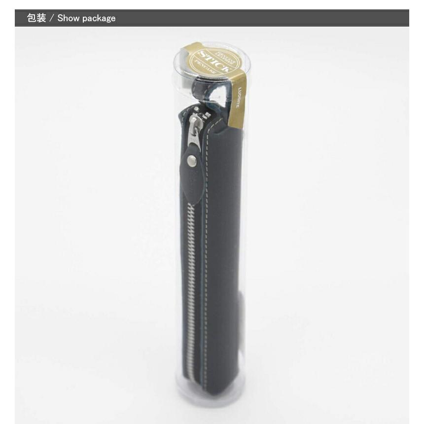 LUDDITE（ラダイト） ペンケース 革製スティックペンケース ブラック