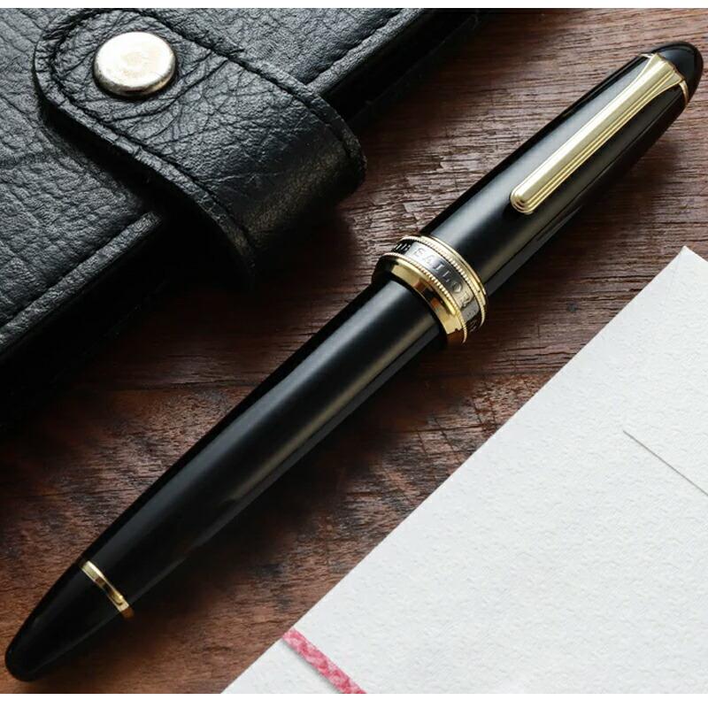 セーラー万年筆 名入れ 万年筆 セーラー SAILOR 長刀研ぎ ブラック 21K