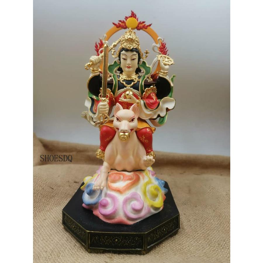 極彩色 現世利益 荼吉尼天像 仏像 極彩色現世利益荼吉尼天像仏像