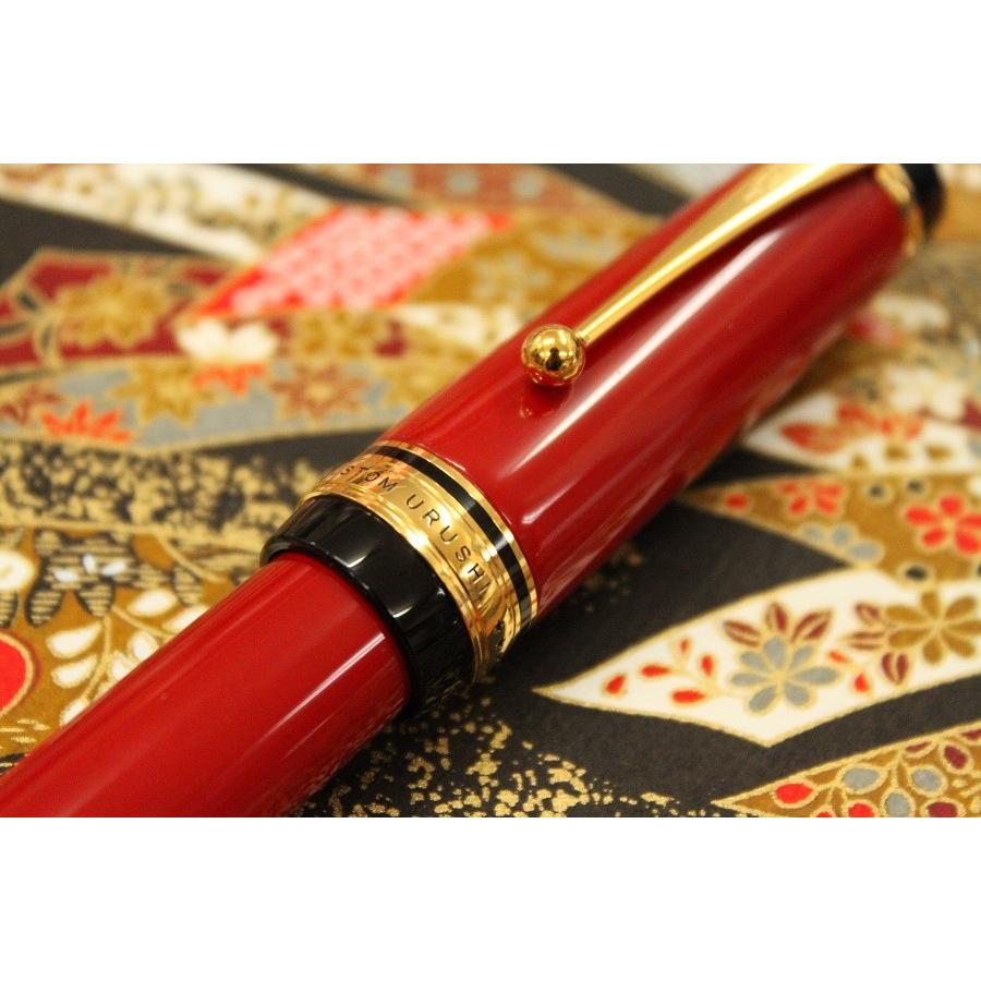 PILOT（パイロット） 万年筆 カスタム URUSHI 朱 FKV-88SR-R ペン種