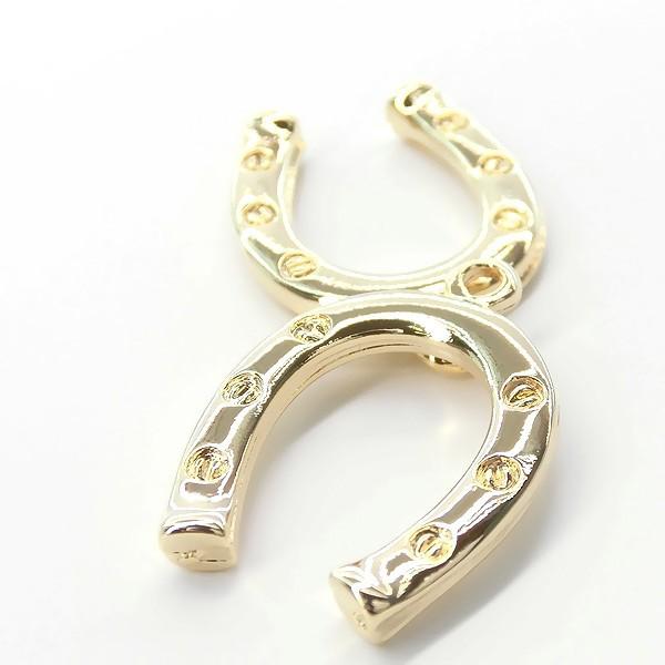 チャームパーツ 2個入 馬蹄 ホースシュー Horseshoe 蹄鉄 ひづめ