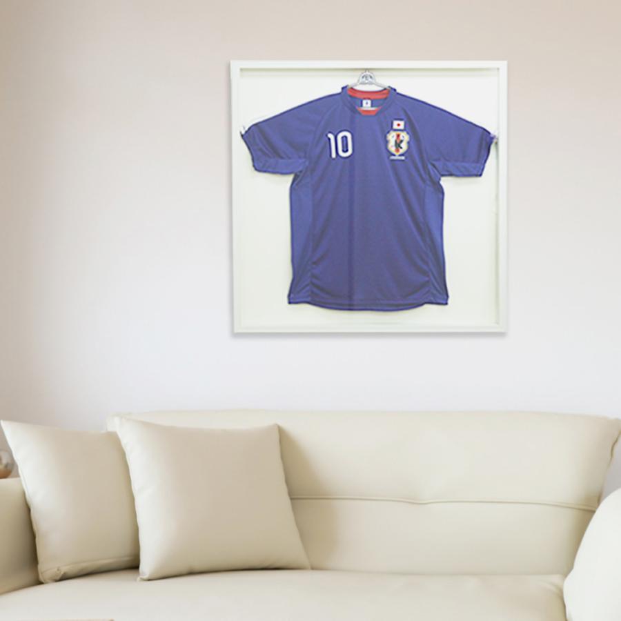 額縁 ユニフォーム額 白木目 大(L)サイズ UVカット アクリル板付き