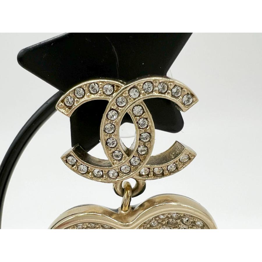 CHANEL（シャネル） 送料無料 ココマーク ハート ピアス ライン