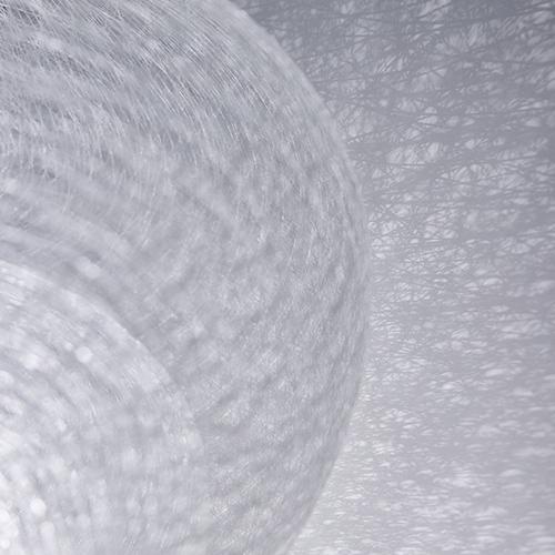 yamagiwa（ヤマギワ） マユハナ MAYUHANA 二重Φ430mm ホワイト