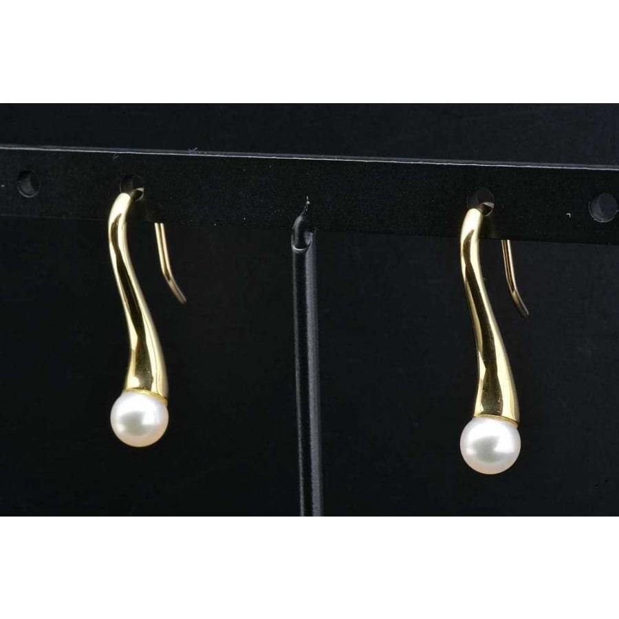 MIKIMOTO（ミキモト） パール ピアス K18YG イエローゴールド 真珠【美