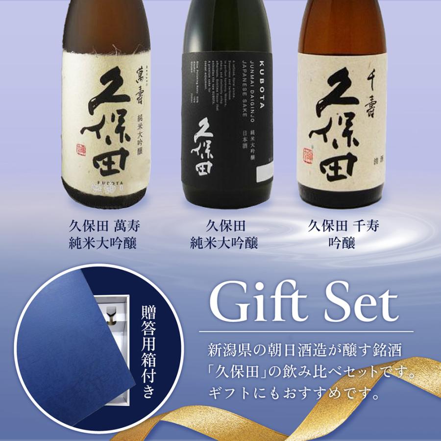 久保田 純米大吟醸 萬寿 千寿 720ml 日本酒 飲み比べ ギフト セット
