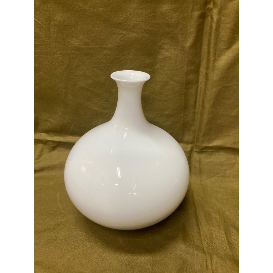 1751 中村清六 白磁 花瓶 【公式通販】