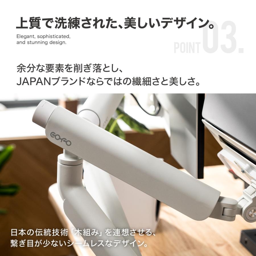 COFO 無重力モニターアーム Pro デュアル 17〜40インチ、2.5〜14kg対応