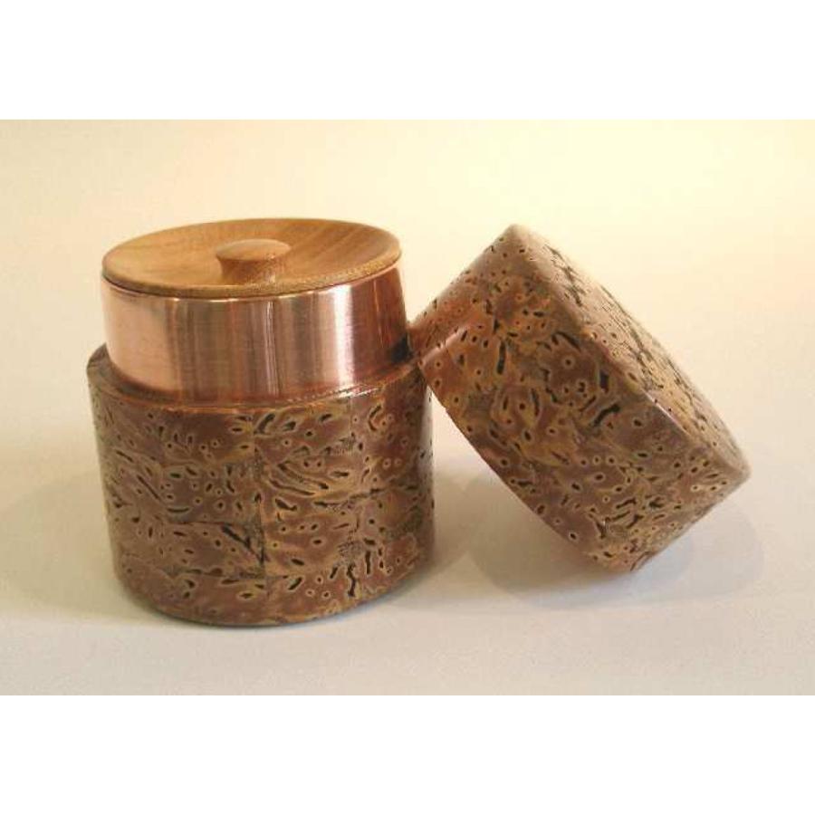 桃の実茶筒 銅缶100g用（桃の実工房） : とっておきの山形 Yahoo