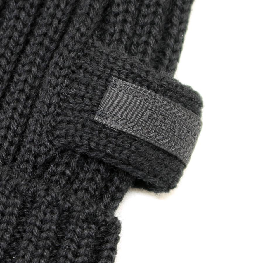 PRADA（プラダ） 送料無料 2 PRADA UMD188 NERO ニットキャップ ニット