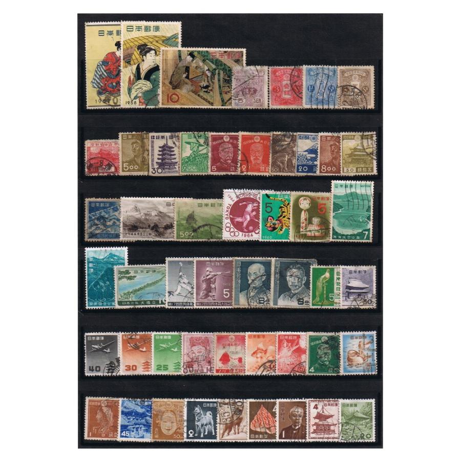 使用済み外国切手／157枚程。日本の切手も少々。【古い時代の切手