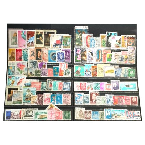 外国切手 100枚セット 使用済み : yuuhiflower - 通販 - Yahoo