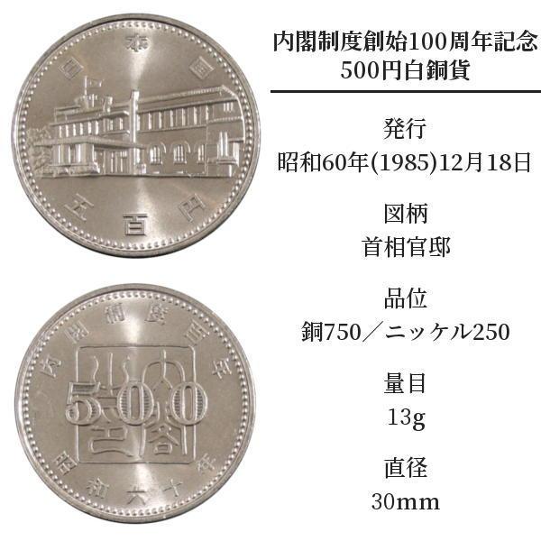 昭和発行 500円記念硬貨 全5種 5枚セット : yuuhiflower - 通販