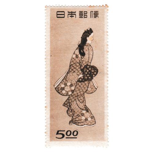 切手趣味週間 評価の高い4種 4枚セット 見返り美人 月に雁 ビードロを