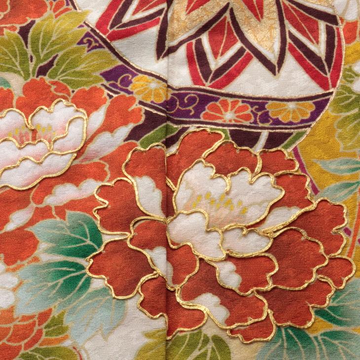 京都きもの友禅 振袖レンタル (成人式) 振袖 フルセット Lサイズ 古典