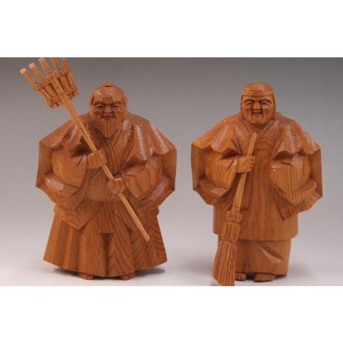 高砂人形・一位一刀彫5寸 : 結納ドットコム - 通販 - Yahoo!ショッピング