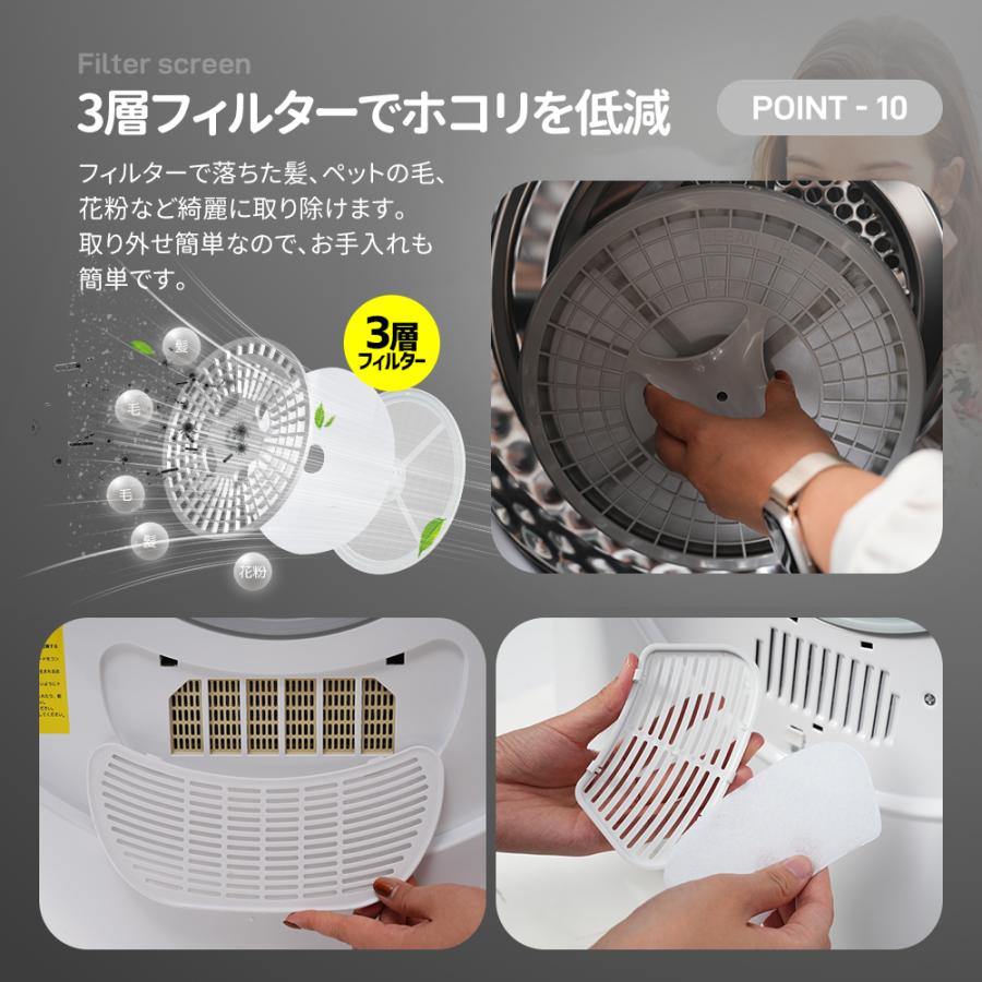 SENTERN 【タッチパネル】4.5kg衣類乾燥機 一人暮らし 操作簡単 予約