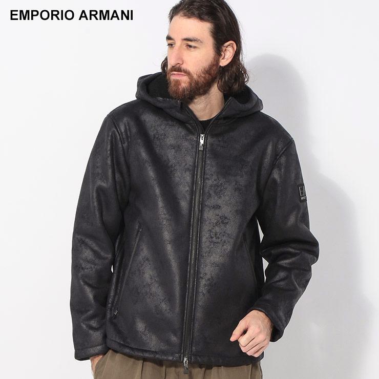 EMPORIO ARMANI エンポリオアルマーニ 裏ボア フルジップ ジャケット